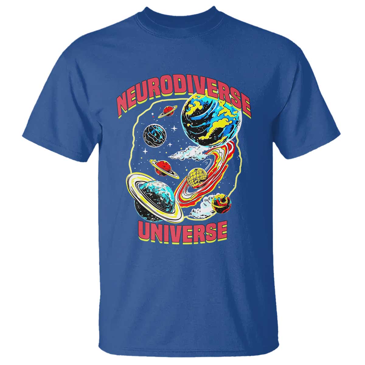 Neurodiverse Universe T Shirt Neurodiversity Embrace ADHD Autism ASD