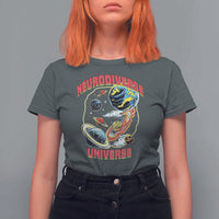 Neurodiverse Universe T Shirt For Women Neurodiversity Embrace ADHD Autism ASD