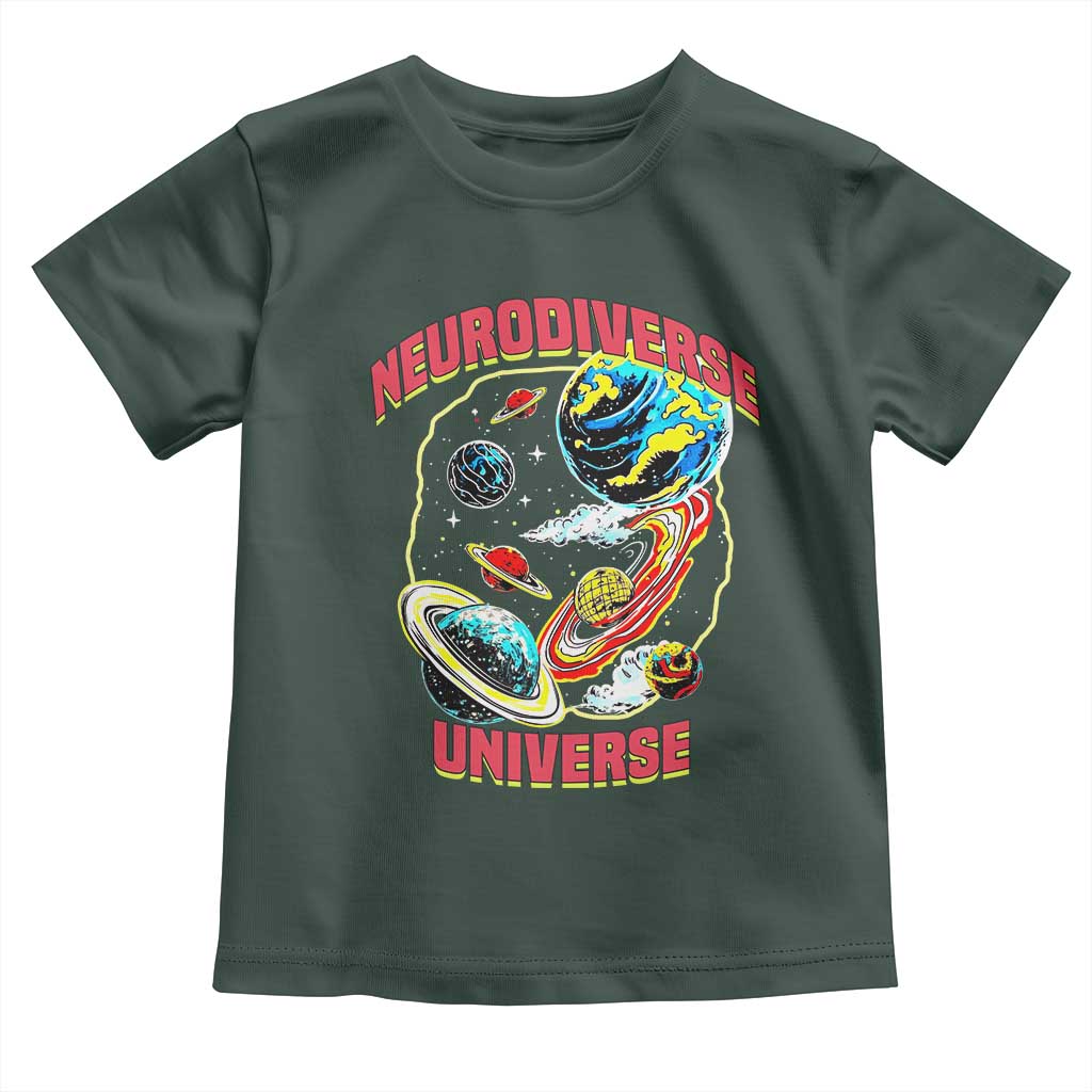 Neurodiverse Universe Toddler T Shirt Neurodiversity Embrace ADHD Autism ASD