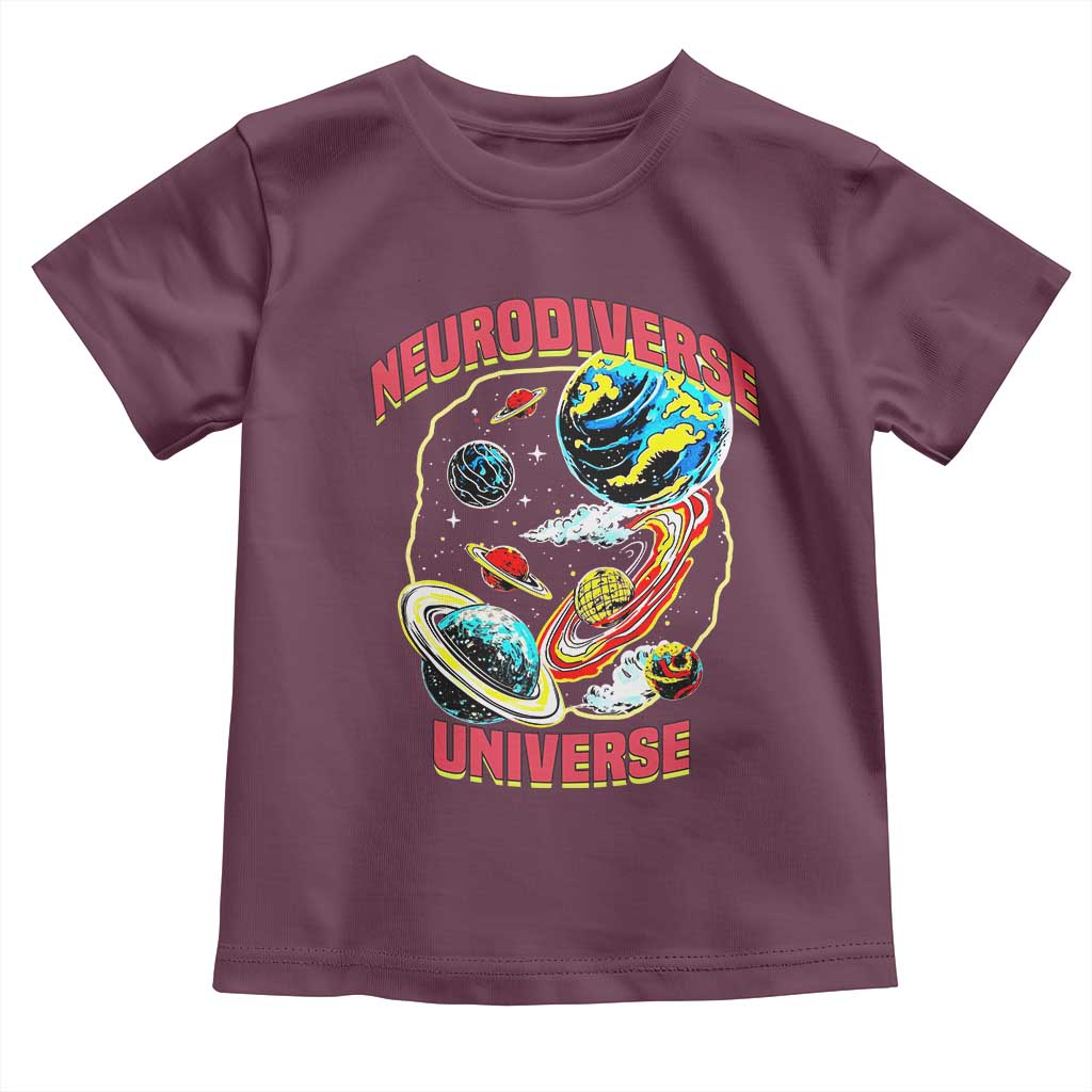 Neurodiverse Universe Toddler T Shirt Neurodiversity Embrace ADHD Autism ASD