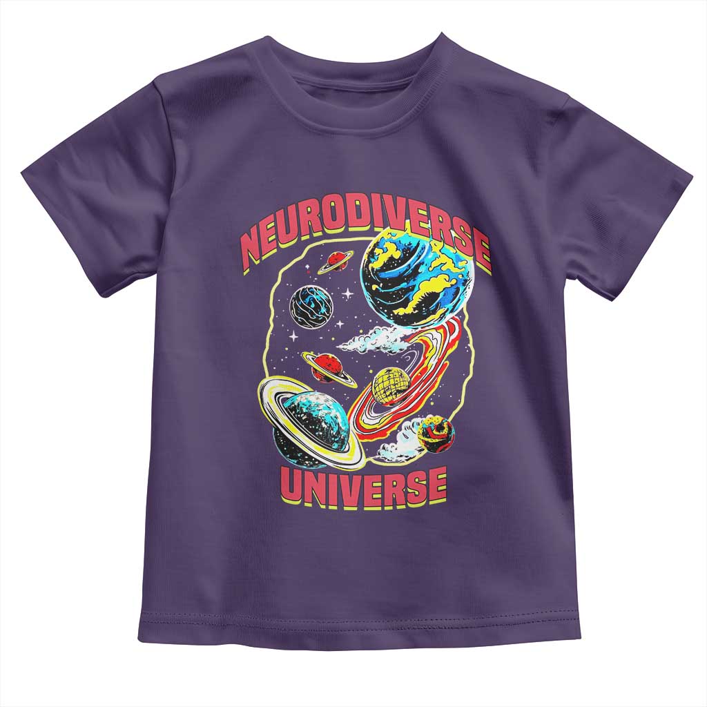 Neurodiverse Universe Toddler T Shirt Neurodiversity Embrace ADHD Autism ASD