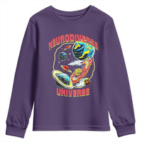 Neurodiverse Universe Youth Sweatshirt Neurodiversity Embrace ADHD Autism ASD
