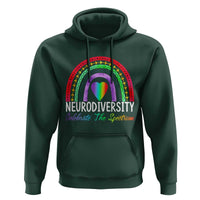 Neurodiversity Hoodie Autism Spectrum ASD ADHD Rainbow Boho
