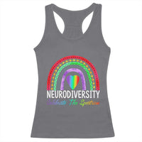 Neurodiversity Racerback Tank Top Autism Spectrum ASD ADHD Rainbow Boho