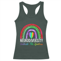 Neurodiversity Racerback Tank Top Autism Spectrum ASD ADHD Rainbow Boho