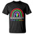 Neurodiversity T Shirt Autism Spectrum ASD ADHD Rainbow Boho