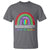Neurodiversity T Shirt Autism Spectrum ASD ADHD Rainbow Boho