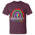 Neurodiversity T Shirt Autism Spectrum ASD ADHD Rainbow Boho