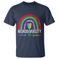 Neurodiversity T Shirt Autism Spectrum ASD ADHD Rainbow Boho