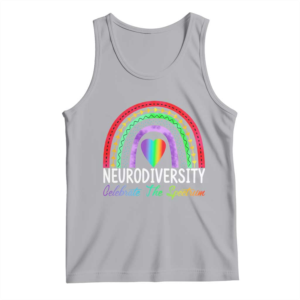 Neurodiversity Tank Top Autism Spectrum ASD ADHD Rainbow Boho