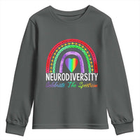 Neurodiversity Youth Sweatshirt Autism Spectrum ASD ADHD Rainbow Boho