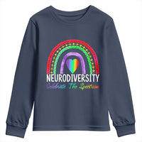Neurodiversity Youth Sweatshirt Autism Spectrum ASD ADHD Rainbow Boho