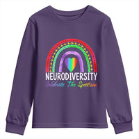Neurodiversity Youth Sweatshirt Autism Spectrum ASD ADHD Rainbow Boho