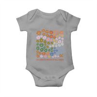 Neurodiversity Boho Floral Baby Onesie Celebrate Minds of All Kinds Autism ADHD ASD