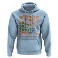 Neurodiversity Boho Floral Hoodie Celebrate Minds of All Kinds Autism ADHD ASD