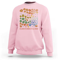 Neurodiversity Boho Floral Sweatshirt Celebrate Minds of All Kinds Autism ADHD ASD