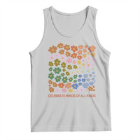 Neurodiversity Boho Floral Tank Top Celebrate Minds of All Kinds Autism ADHD ASD
