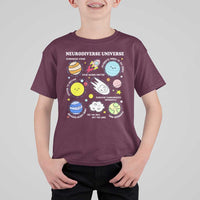 Neurodiverse Universe T Shirt For Kid Autism Awareness ADHD ASD Neurodiversity