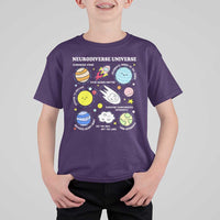 Neurodiverse Universe T Shirt For Kid Autism Awareness ADHD ASD Neurodiversity