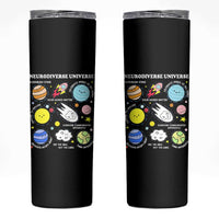 Neurodiverse Universe Skinny Tumbler Autism Awareness ADHD ASD Neurodiversity