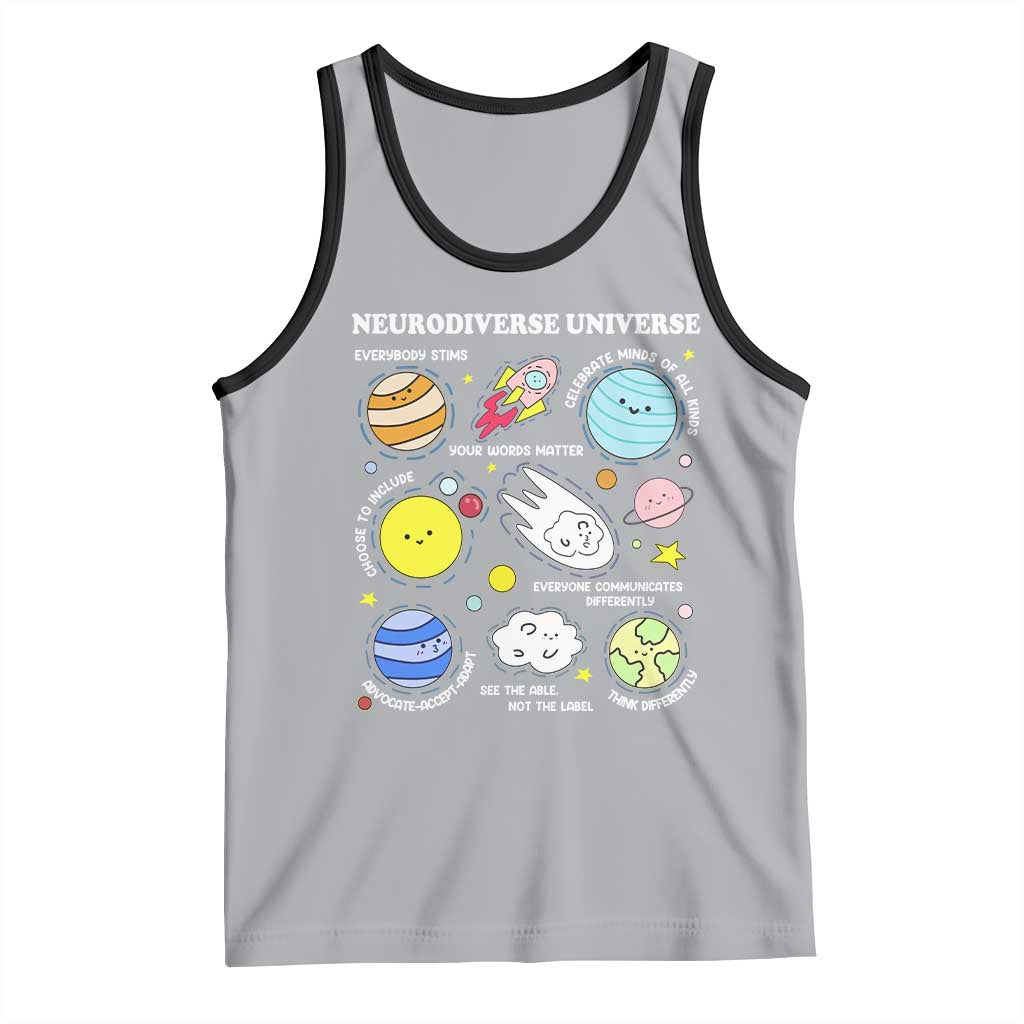 Neurodiverse Universe Tank Top Autism Awareness ADHD ASD Neurodiversity