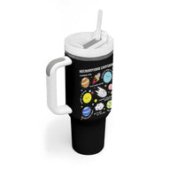 Neurodiverse Universe Tumbler With Handle Autism Awareness ADHD ASD Neurodiversity