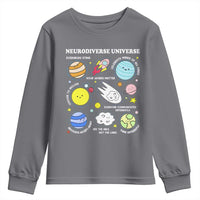 Neurodiverse Universe Youth Sweatshirt Autism Awareness ADHD ASD Neurodiversity