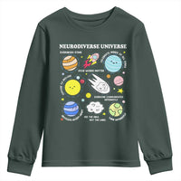 Neurodiverse Universe Youth Sweatshirt Autism Awareness ADHD ASD Neurodiversity