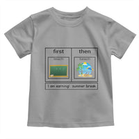 Funny Teacher Summer Break Toddler T Shirt First Teach Then Beach Vacation Mode