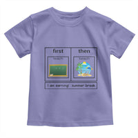 Funny Teacher Summer Break Toddler T Shirt First Teach Then Beach Vacation Mode