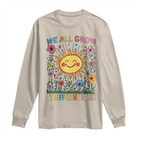 Special Education Long Sleeve Shirt We All Grow At Different Rates Inspirational Inclusion Sped Teacher