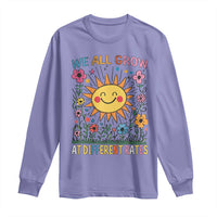 Special Education Long Sleeve Shirt We All Grow At Different Rates Inspirational Inclusion Sped Teacher