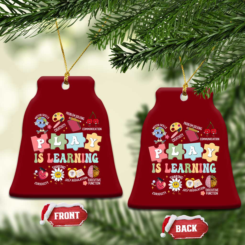 Special Education Ceramic Ornament Play is Learning Sped Teacher - Wonder Print Shop