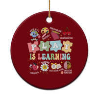 Special Education Ceramic Ornament Play is Learning Sped Teacher - Wonder Print Shop