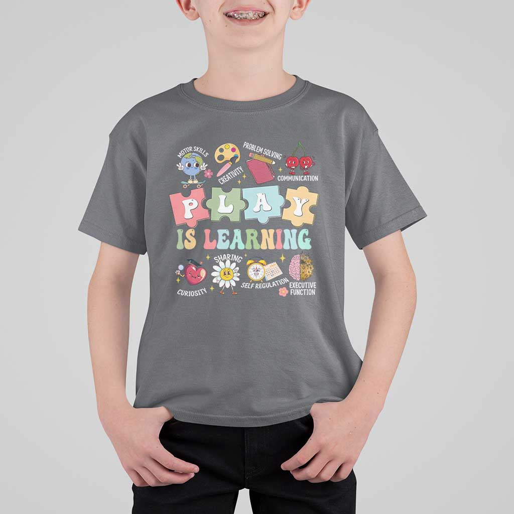 Special Education T Shirt For Kid Play is Learning Sped Teacher