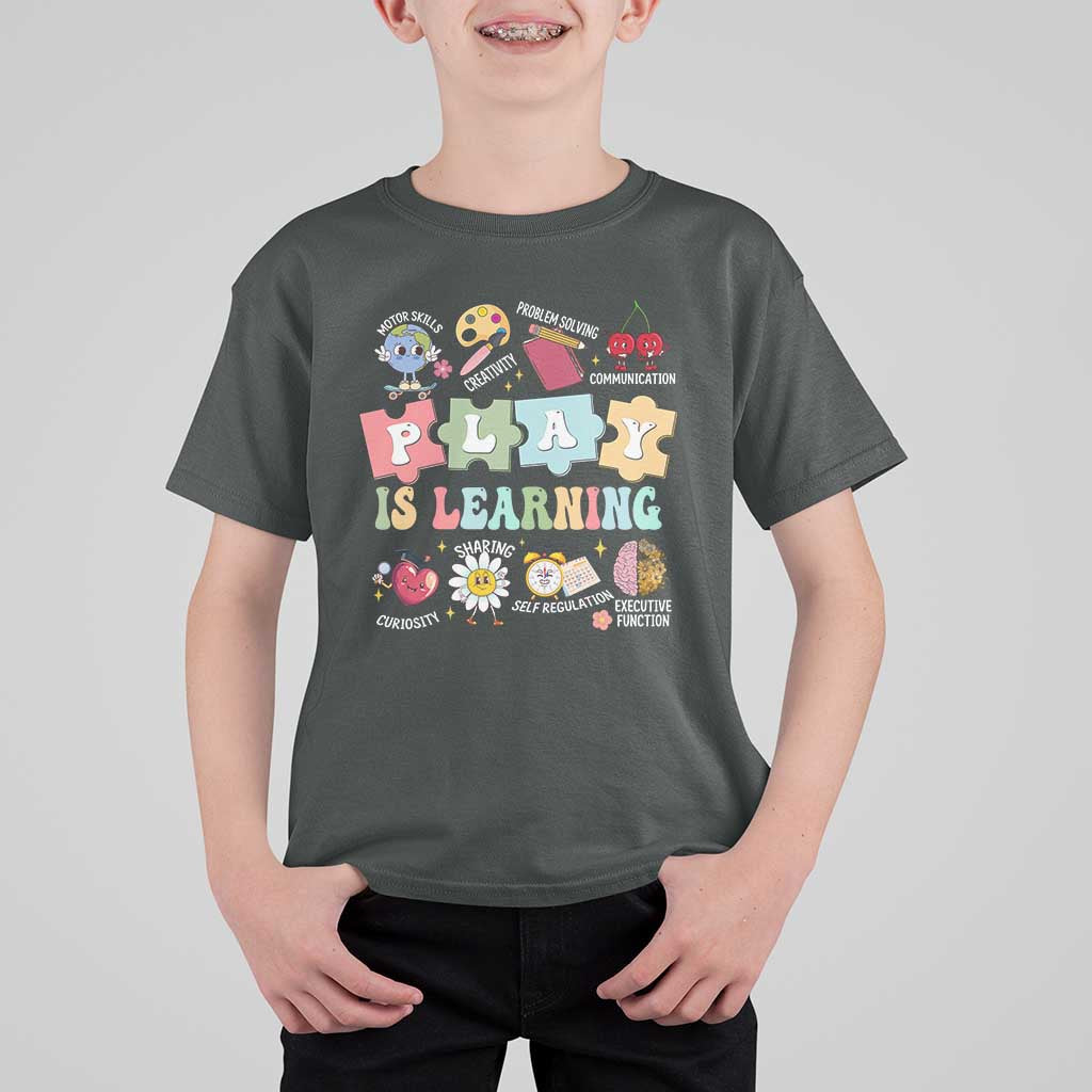 Special Education T Shirt For Kid Play is Learning Sped Teacher