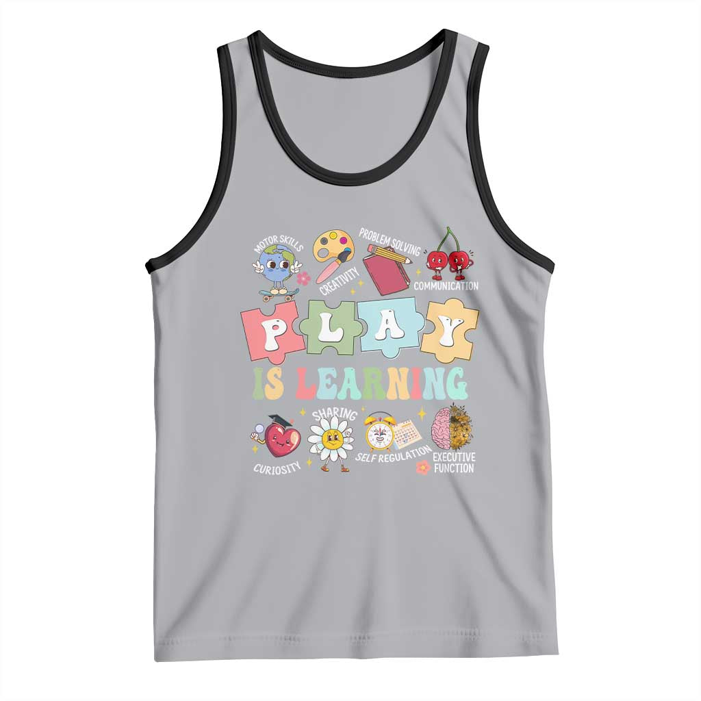 Special Education Tank Top Play is Learning Sped Teacher