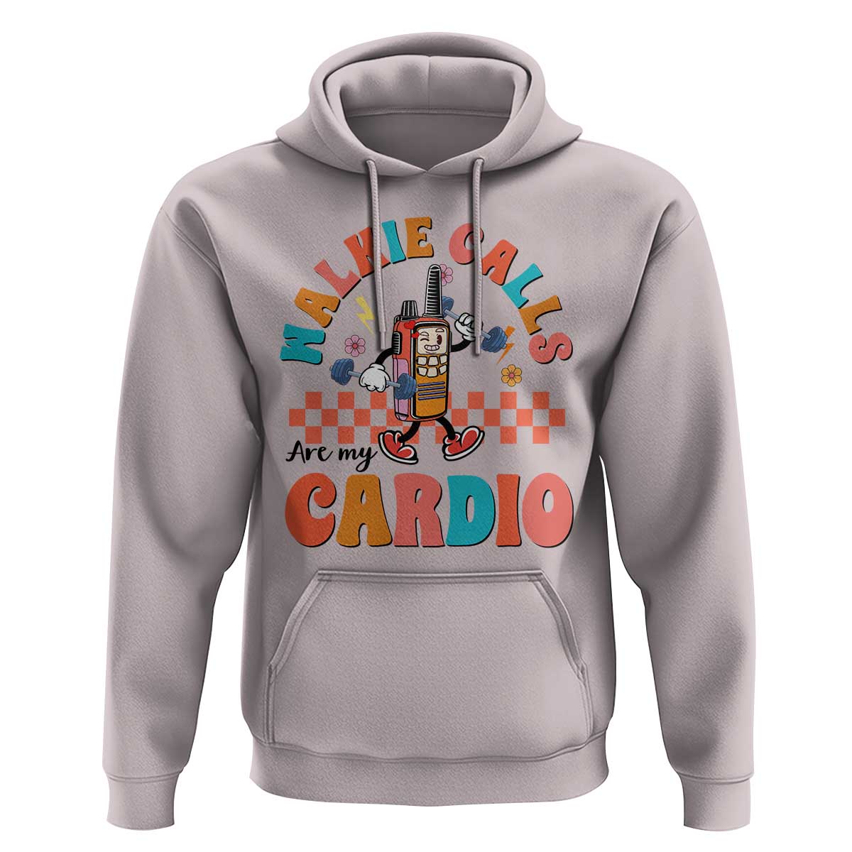 Special Education Hoodie Walkie Calls Are My Cardio Inspirational ABA SPED