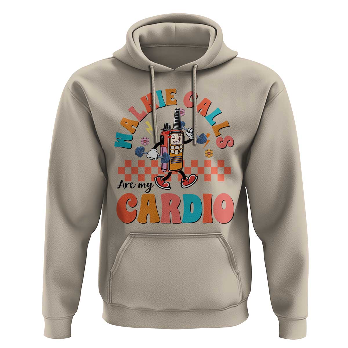 Special Education Hoodie Walkie Calls Are My Cardio Inspirational ABA SPED