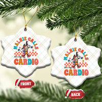 Special Education Ceramic Ornament Walkie Calls Are My Cardio Inspirational ABA SPED - Wonder Print Shop