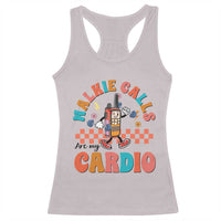 Special Education Racerback Tank Top Walkie Calls Are My Cardio Inspirational ABA SPED