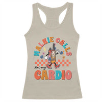 Special Education Racerback Tank Top Walkie Calls Are My Cardio Inspirational ABA SPED