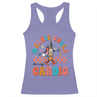 Special Education Racerback Tank Top Walkie Calls Are My Cardio Inspirational ABA SPED