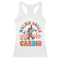 Special Education Racerback Tank Top Walkie Calls Are My Cardio Inspirational ABA SPED