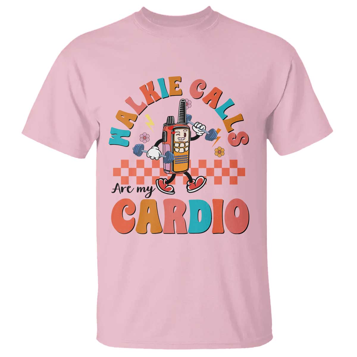 Special Education T Shirt Walkie Calls Are My Cardio Inspirational ABA SPED