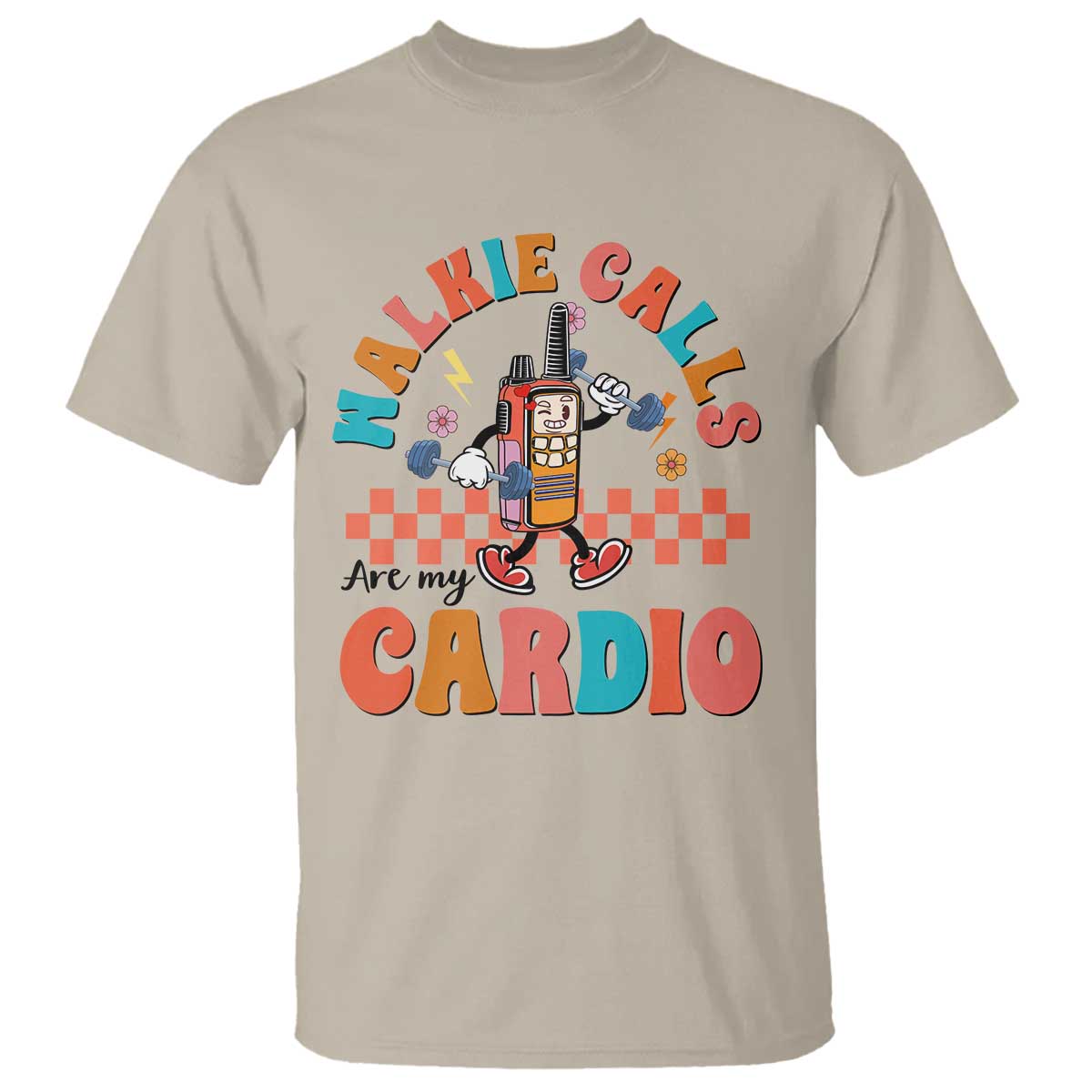 Special Education T Shirt Walkie Calls Are My Cardio Inspirational ABA SPED
