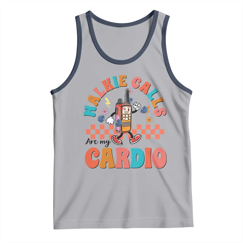 Special Education Tank Top Walkie Calls Are My Cardio Inspirational ABA SPED