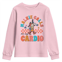 Special Education Youth Sweatshirt Walkie Calls Are My Cardio Inspirational ABA SPED