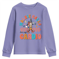 Special Education Youth Sweatshirt Walkie Calls Are My Cardio Inspirational ABA SPED