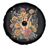 Special Education Spare Tire Cover Sign Language ASL Love Needs No Words
